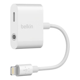 Belkin | Lightning to headphone jack / charging adapter | Mini-phone 3.5 mm 4-pole | Apple Lightning | Female | Male | Apple Lig