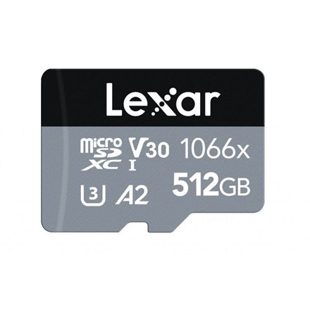 Lexar | High-Performance 1066x | UHS-I | 512 GB | MicroSDXC | Flash memory class 10