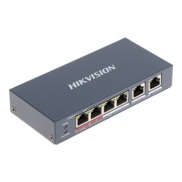 Hikvision | DS-3E0106HP | Unmanaged | Desktop | 10/100 Mbps (RJ-45) ports quantity 6 | PoE ports quantity