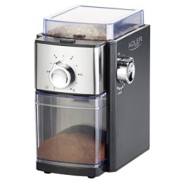 Adler | AD 4448 | Coffee Grinder | 300 W | Coffee beans capacity 250 g | Number of cups 12 per container pc(s) | Black