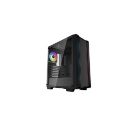 Deepcool | CC560 (with 4pcs ARGB Fans) | Side window | Black | Mid-Tower | Power supply included No | ATX PS2