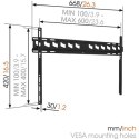 Vogels | Wall mount | MA4000-A1 | Fixed | 40-80 "" | Maximum weight (capacity) 80 kg | Black