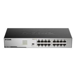 D-Link | 16-Port Gigabit Unmanaged Desktop Switch | DGS-1016D | Unmanaged | Desktop | 10/100 Mbps (RJ-45) ports quantity | 1 Gbp
