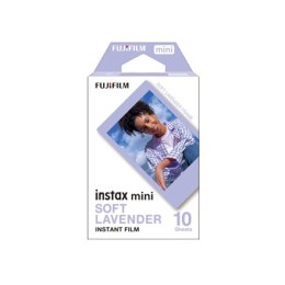 Fotograficzna Filmy Fujifilm Instax Mini Soft Lavender | Sofortowe Zdjęcia 86 x 54 mm | Pakiet 10 szt.