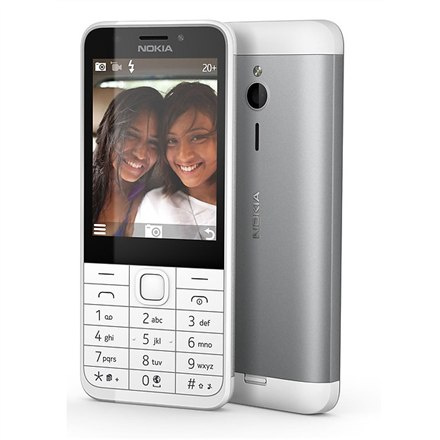 Nokia | 230 | Silver | 2.8 "" | TFT | 240 x 320 | 16 MB | N/A MB | Dual SIM | Mini-SIM | Bluetooth | 3.0 | USB version microUSB 