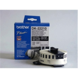 Brother | DK-22210 | Labels | Thermal | Black on white | Roll (2.9 cm x 30.5 m)