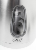 Adler | Kettle | AD 1223 | Standard | 2200 W | 1.7 L | Stainless steel | 360° rotational base | Stainless steel