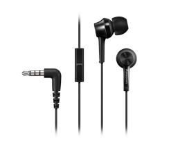 Panasonic | RP-TCM115E-K | Canal type | Wired | In-ear | Microphone | Black