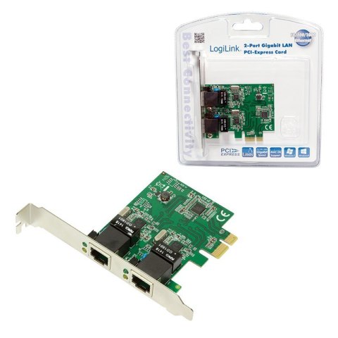 Logilink | Karta sieciowa | Ethernet | Fast Ethernet | Gigabit Ethernet | PCI Express 2.0 Logilink | Karta sieciowa | Ethernet | Fast Ethernet | Gigabit Ethernet | PCI Express 2.0