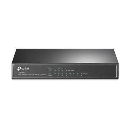 TP-LINK | Switch | TL-SF1008P | Niezarządzalny | Desktop | Ilość portów 10/100 Mb/s (RJ-45) 8 | Ilość portów 1 Gb/s (RJ-45) | Il