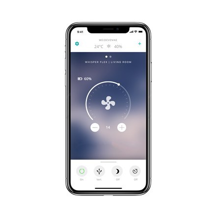 Duux | Smart Fan | Whisper Flex | Stand Fan | White | Diameter 34 cm | Number of speeds 26 | Oscillation | 3-27 W | Yes | Timer Duux | Smart Fan | Whisper Flex | Stand Fan | White | Diameter 34 cm | Number of speeds 26 | Oscillation | 3-27 W | Yes | Timer