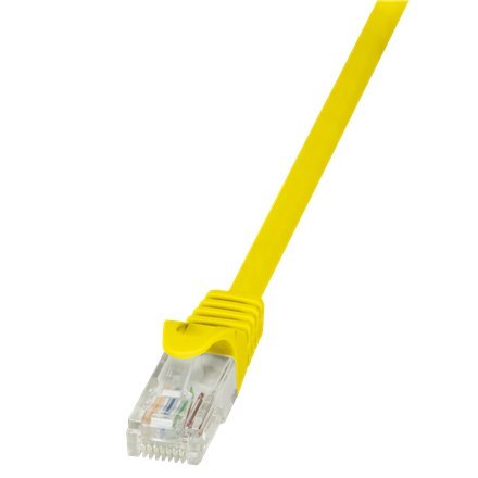 Logilink | CAT 5e | Patch cable | Unshielded twisted pair (UTP) | Male | RJ-45 | Male | RJ-45 | Yellow | 1 m