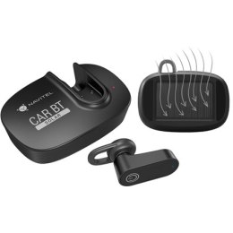 Navitel Multifunctional Bluetooth Headset Solar Car BT Hands free device, Bluetooth, Black, Recharge indicator