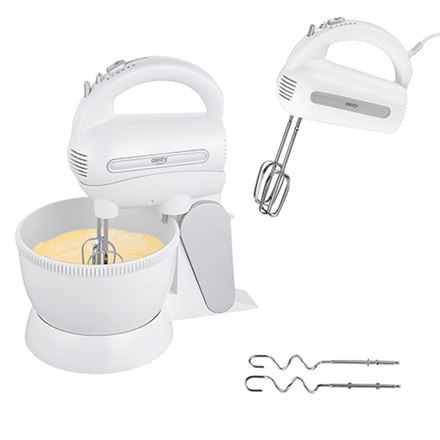 Camry | CR 4213 | Mixer | Mixer with bowl | 300 W | Number of speeds 5 | Turbo mode | White Camry | CR 4213 | Mixer | Mixer with bowl | 300 W | Number of speeds 5 | Turbo mode | White