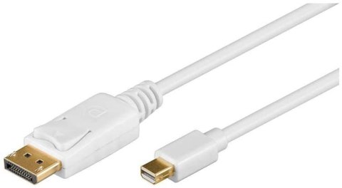 Goobay | DisplayPort cable | Male | 20 pin DisplayPort | Male | Mini DisplayPort | 1 m | White