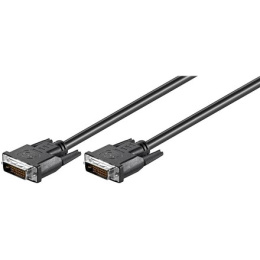 Goobay | DVI cable | Male | 24+1 pin digital DVI | Male | 24+1 pin digital DVI | 1.8 m | Black