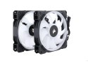 Corsair | Dual Light Loop RGB LED PWM Fan, 2 Fan Pack with Lighting Node PRO | LL140 RGB | Case fan