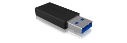 Male | 9 pin USB Type A | Female | 24 pin USB-C | Black