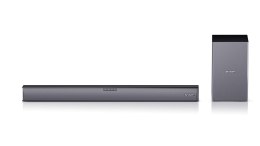 Sharp HT-SBW182 2.1 Slim Soundbar HDMI, Optical, Bluetooth, 160 W, 74 cm with Wireless Subwoofer