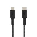 Belkin | USB-C cable | Male | 24 pin USB-C | Male | Black | 24 pin USB-C | 1 m