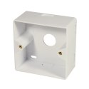 Logilink | NP0006A Wall Outlet | Pure White | Metal die-cast housing with strain relief; Horizontal cable entry with strain reli