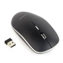 Gembird | Silent Wireless Optical Mouse | MUSW-4BS-01 | Optical mouse | USB | Black