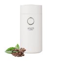 Adler | AD 4446ws | Coffee Mill | 150 W | Coffee beans capacity 75 g | Number of cups pc(s) | White