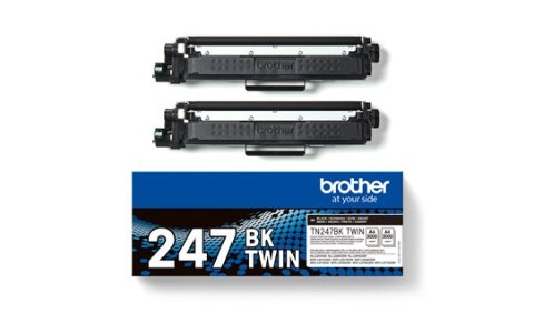 Brother TN | 247BK TWIN | Czarny | Kaseta z tonerem | 3000 stron Brother TN | 247BK TWIN | Czarny | Kaseta z tonerem | 3000 stron