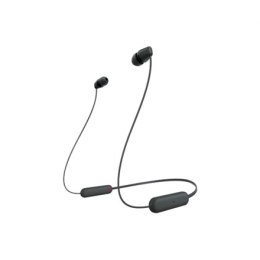 Sony WI-C100 Wireless In-Ear Headphones, Black Sony | WI-C100 | Wireless In-Ear Headphones | Wireless | In-ear | Microphone | No