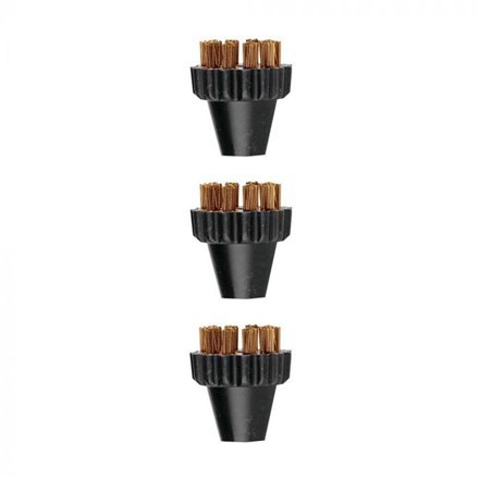 Polti | PAEU0297 Vaporetto Lecoaspira Unico | 3 Small Brass Bristles Brushes Kit