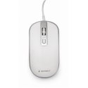 Gembird | Optical USB mouse | MUS-4B-06-WS | Optical mouse | White/Silver