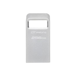 Kingston USB 3.2 Flash Drive DataTraveler micro 256 GB, USB 3.2, Silver