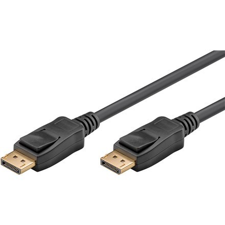 Goobay | DisplayPort cable | Male | 20 pin DisplayPort | Male | 20 pin DisplayPort | 2 m | Black