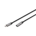 Digitus | Przedłużacz USB | Żeńskie | 24-pinowe USB-C | Męskie | Czarne | 24-pinowe USB-C | 1 m Digitus | Przedłużacz USB | Żeńskie | 24-pinowe USB-C | Męskie | Czarne | 24-pinowe USB-C | 1 m