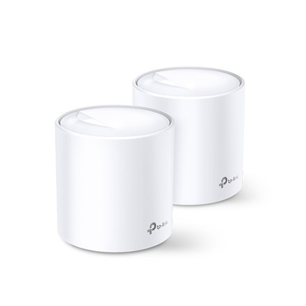 TP-LINK | Whole Home Mesh Wi-Fi 6 System | Deco X50 (2-pack) | 802.11ax | 574+2402 Mbit/s | Mbit/s | Ethernet LAN (RJ-45) ports 