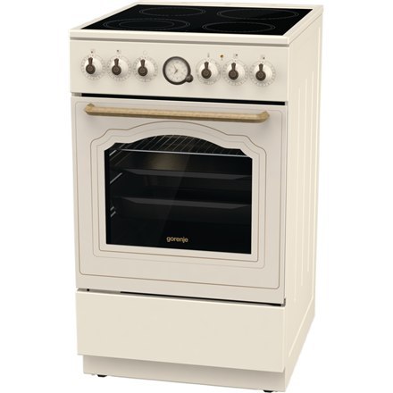 Gorenje | Kuchenka | GECS5B70CLI | Typ płyty Vitroceramic | Typ piekarnika Elektryczny | Beżowy | Szerokość 50 cm | Głębokość 59 Gorenje | Kuchenka | GECS5B70CLI | Typ płyty Vitroceramic | Typ piekarnika Elektryczny | Beżowy | Szerokość 50 cm | Głębokość 59