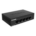 D-Link | Przełącznik Ethernet | DGS-105GL/E | Bez zarządzania | Stacjonarny | Ilość portów 10/100 Mbps (RJ-45) 5, Ilość portów 1