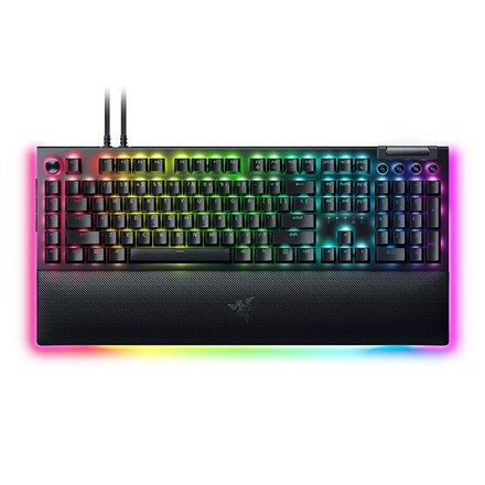 Razer | Mechanical Gaming Keyboard | BlackWidow V4 Pro | Gaming Keyboard | RGB LED light | US | Wired | Black | Numeric keypad |