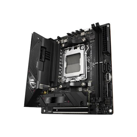 Asus | ROG STRIX B650E-I GAMING WIFI | Rodzina procesorów AMD | Gniazdo procesora AM5 | DDR5 DIMM | Gniazda pamięci 2 | Obsługiw Asus | ROG STRIX B650E-I GAMING WIFI | Rodzina procesorów AMD | Gniazdo procesora AM5 | DDR5 DIMM | Gniazda pamięci 2 | Obsługiw