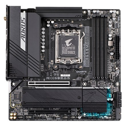 Gigabyte | B650M AORUS ELITE AX 1.0 M/B | Rodzina procesorów AMD | Gniazdo procesora AM5 | DDR5 DIMM | Gniazda pamięci 4 | Obsłu Gigabyte | B650M AORUS ELITE AX 1.0 M/B | Rodzina procesorów AMD | Gniazdo procesora AM5 | DDR5 DIMM | Gniazda pamięci 4 | Obsłu