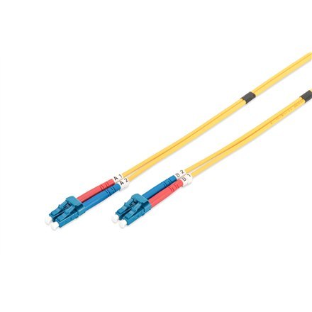 Digitus | Patch cable | Fibre optic | Male | LC single-mode | Male | LC single-mode | Yellow | 5 m