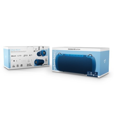 Energy Sistem Urban Box 6 Navy Energy Sistem | Głośnik | Urban Box | 40 W | Bluetooth | Navy | Połączenie bezprzewodowe Energy Sistem Urban Box 6 Navy Energy Sistem | Głośnik | Urban Box | 40 W | Bluetooth | Navy | Połączenie bezprzewodowe