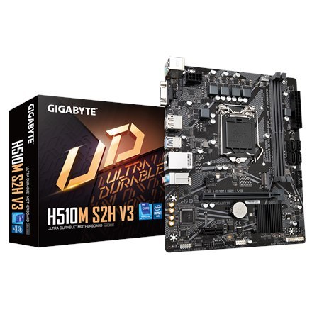 Gigabyte | H510M S2H V3 1.0 M/B | Processor family Intel | Processor socket LGA1200 | DDR4 DIMM | Memory slots 2 | Supported ha