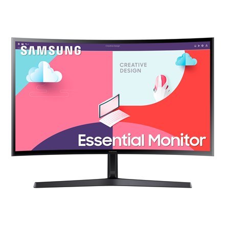 Samsung | Monitor zakrzywiony | LS24C366EAUXEN | 24 " | VA | 16:9 | 75 Hz | 4 ms | 1920 x 1080 pikseli | 250 cd/m² | Porty HDMI 