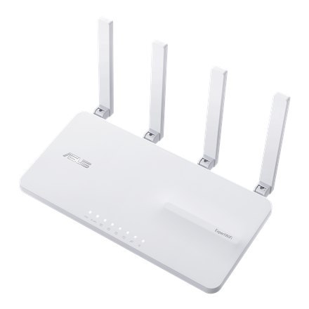 Asus | Dwuzakresowy router WiFi 6 AX3000 (PROMO) | EBR63 | 802.11ax | 2402 Mbit/s | 10/100/1000 Mbit/s | Porty Ethernet LAN (RJ- Asus | Dwuzakresowy router WiFi 6 AX3000 (PROMO) | EBR63 | 802.11ax | 2402 Mbit/s | 10/100/1000 Mbit/s | Porty Ethernet LAN (RJ-
