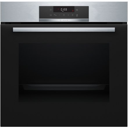 Bosch | HBA172BS0S | Oven | 71 L | Electric | Pyrolysis | Touch control | Height 59.5 cm | Width 59.4 cm | Stainless steel