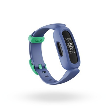 Fitbit Ace 3 Opaska fitness z ekranem dotykowym OLED Wodoodporna Bluetooth Kosmiczny Niebieski/Astro Zielony