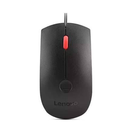 Lenovo | Mysz biometryczna | Gen 2 | Optyczna | Przewodowa | Czarna