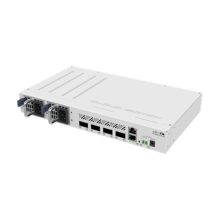 MikroTik | Cloud Router Switch | CRS504-4XQ-IN | No Wi-Fi | 10/100 Mbit/s | Ethernet LAN (RJ-45) ports 1 | Mesh Support No | MU-