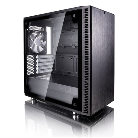 Fractal Design | Define Mini C TG | FD-CA-DEF-MINI-C-BK-TG | Side window | Left side panel - Tempered Glass | Black | Micro ATX 